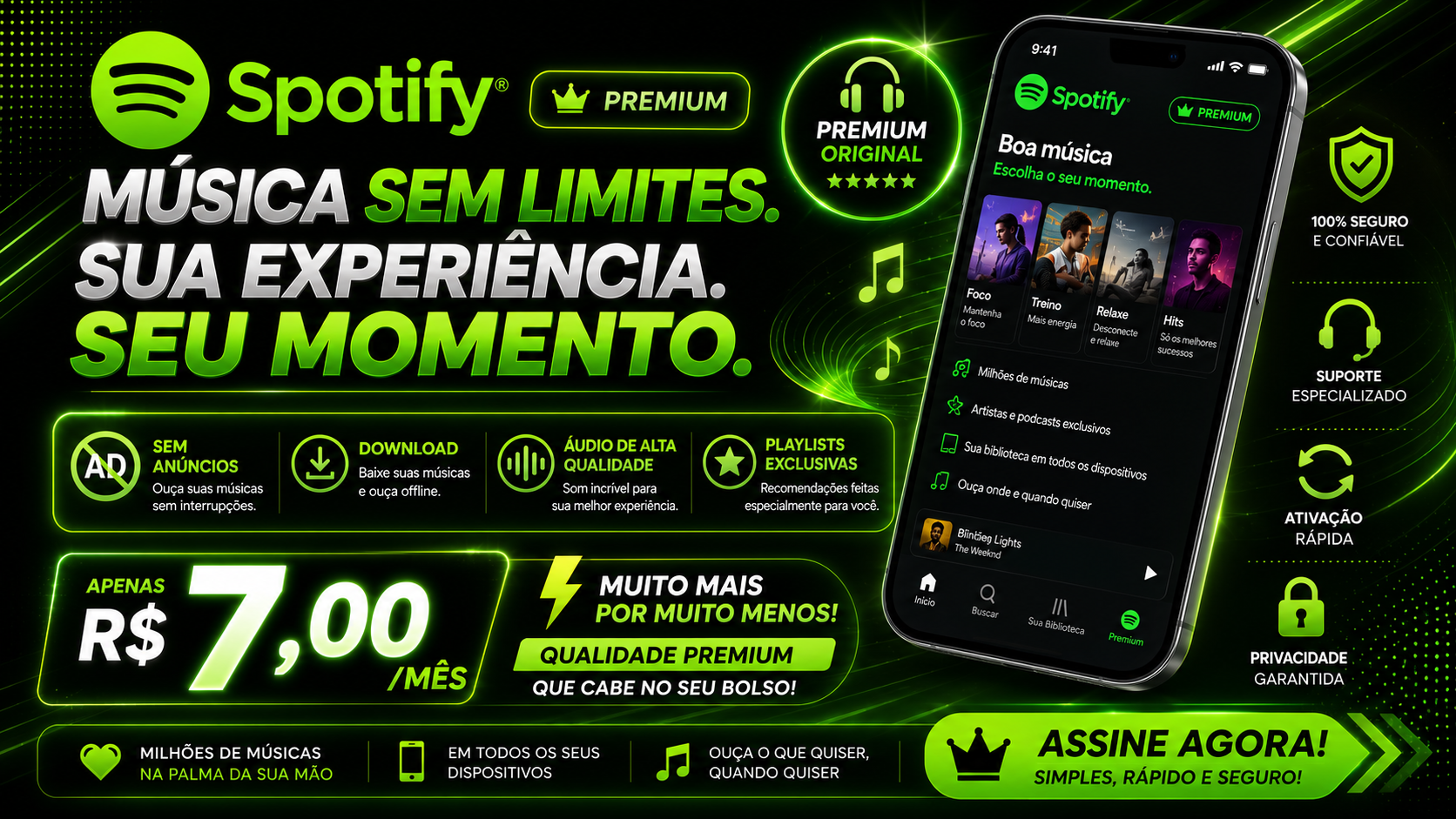 Spotify Premium  30 Dias